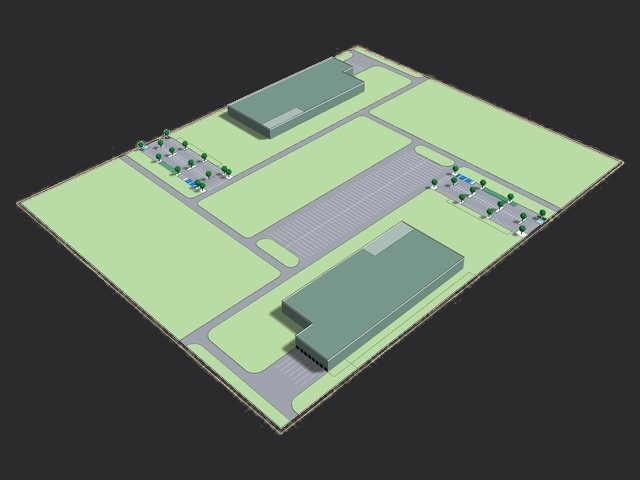 Delivery Station, Flexible Size, Truck Court