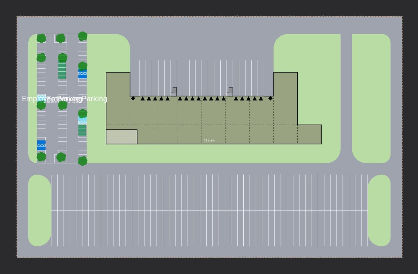 Front-Load Small-Bay Industrial - Single - Perimeter Loop