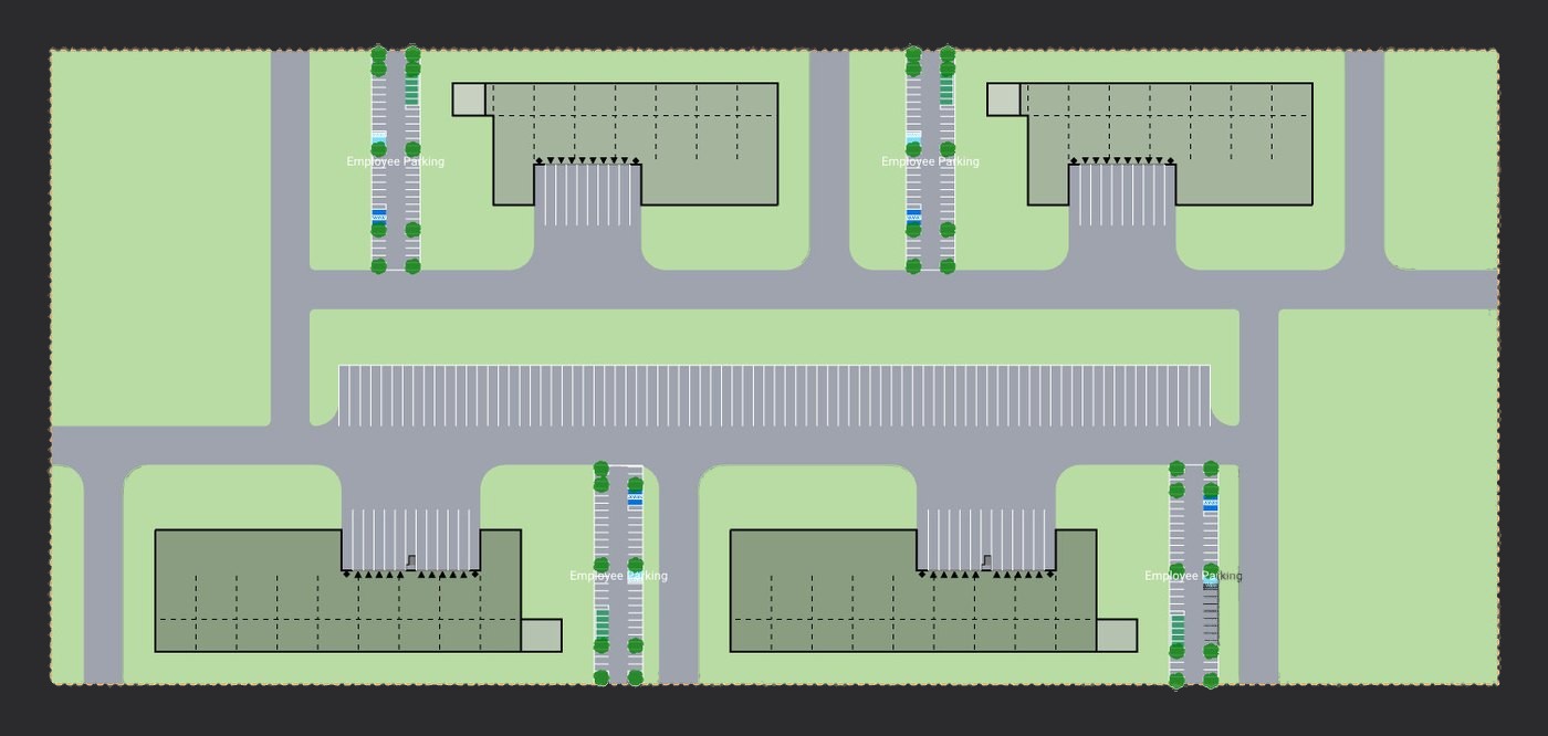 Rear-Load Small-Bay Industrial - Multi - Internal Court