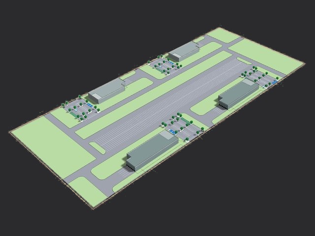 Light Industrial, Mixed Sizes, Truck Court