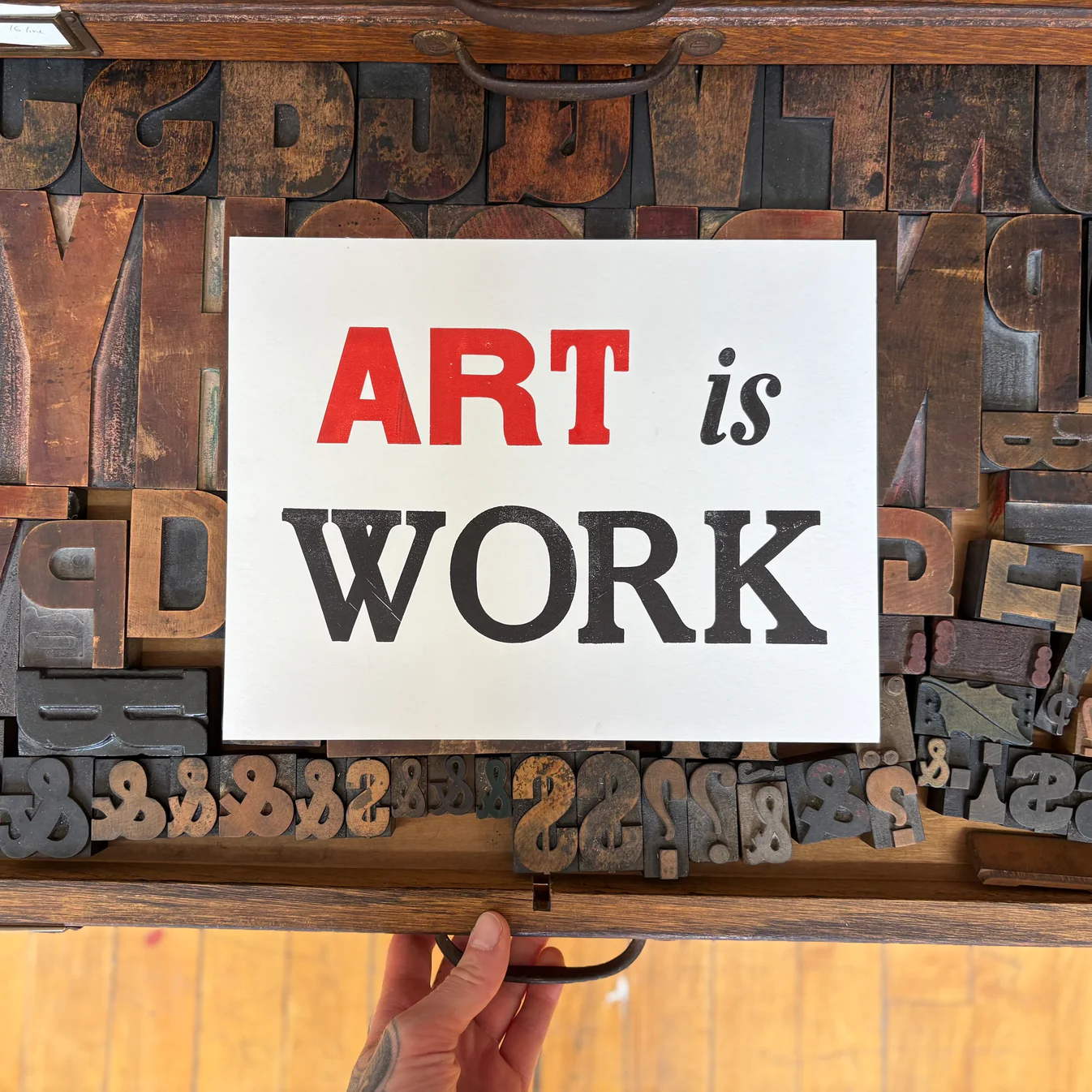 Letterpress Posters