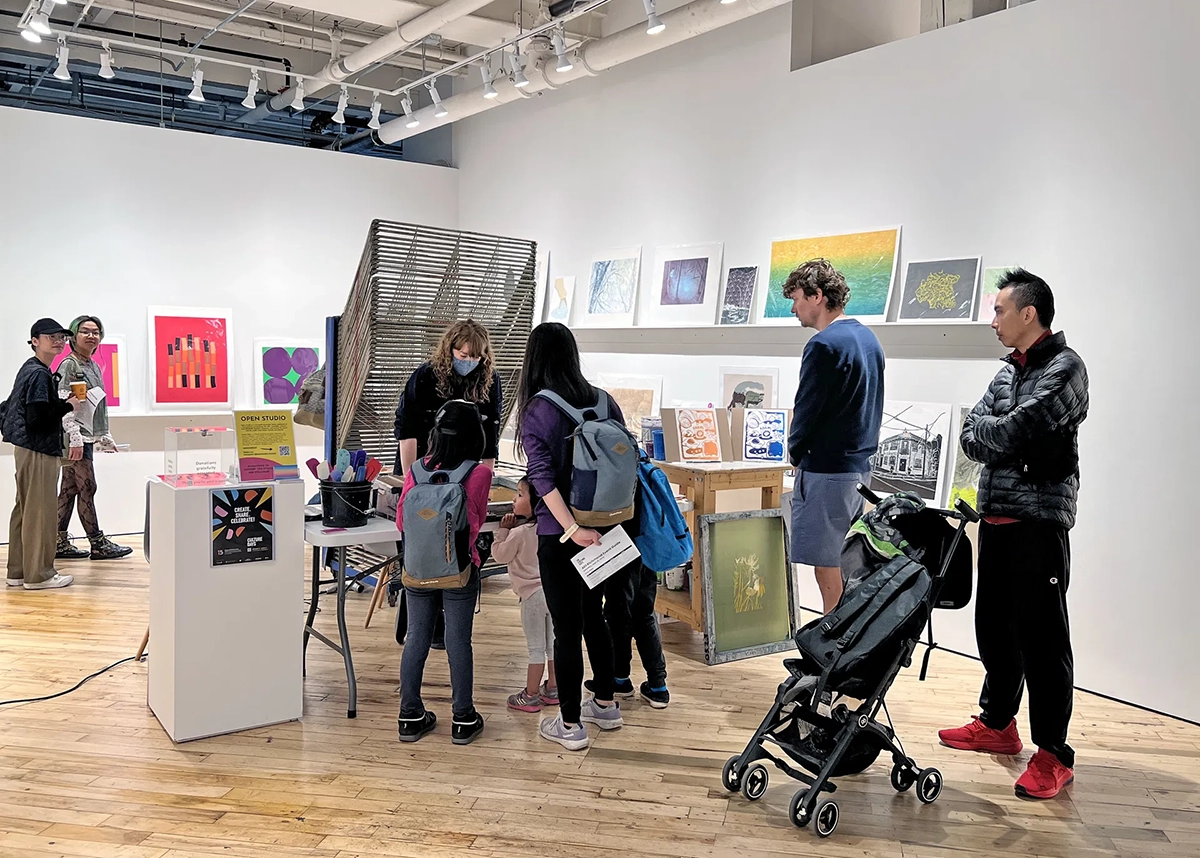 Printmaking Demonstration with Open Studio