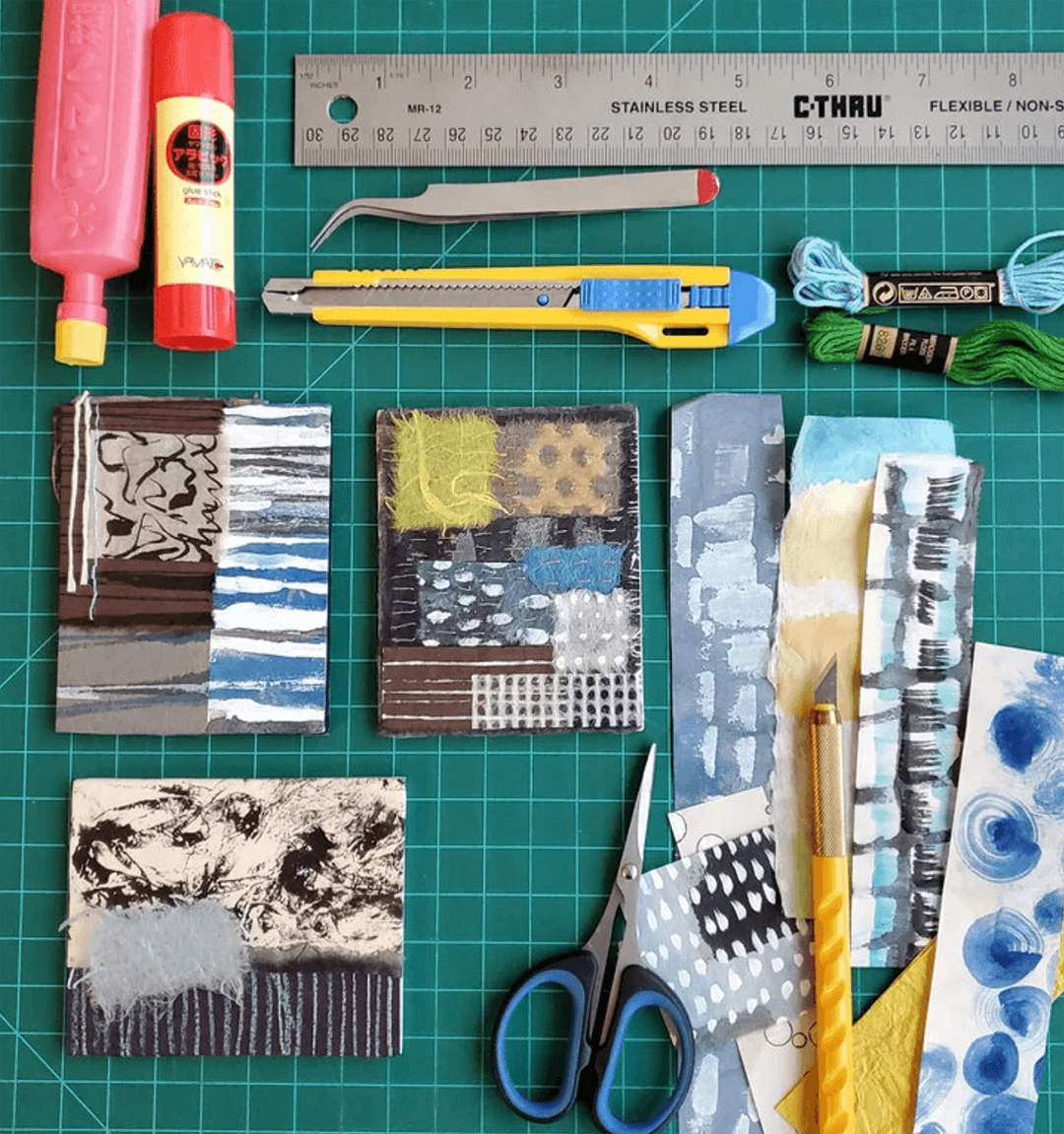 Mixed Media Collage: Cards & Multiples