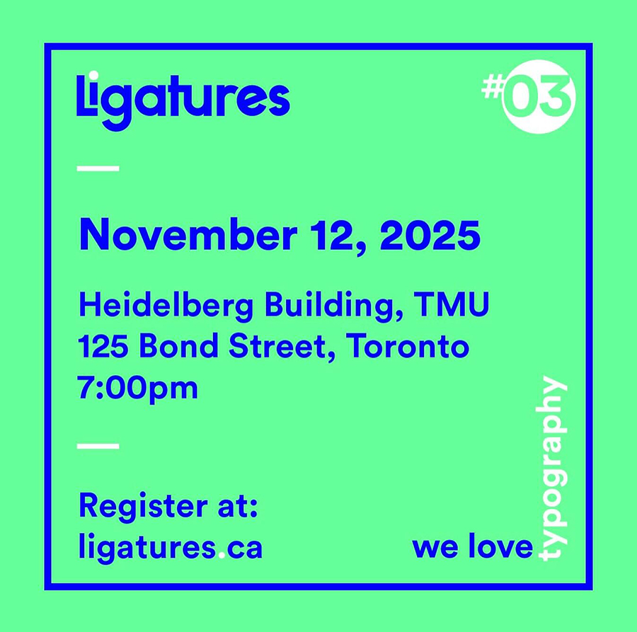 Ligatures Talk Series #3