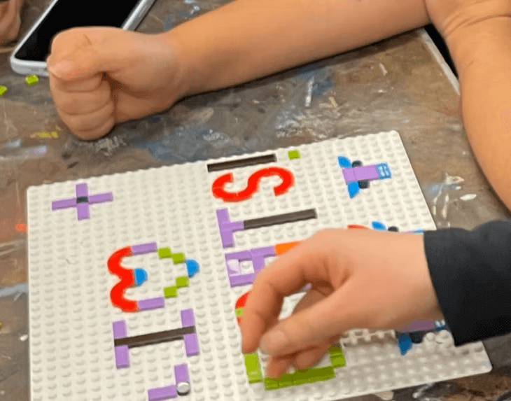 Kids + Adults Lego Letterpress Holiday