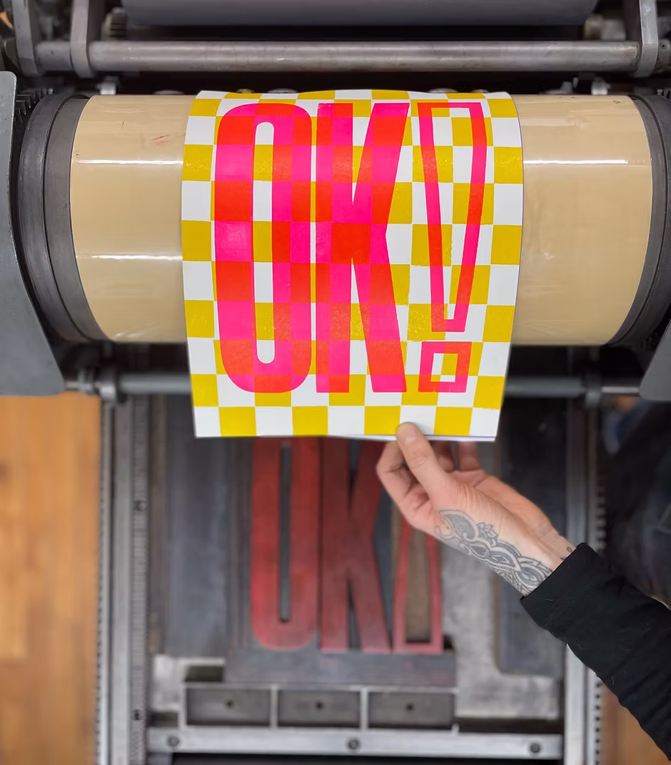Letterpress Posters: Resolutions!