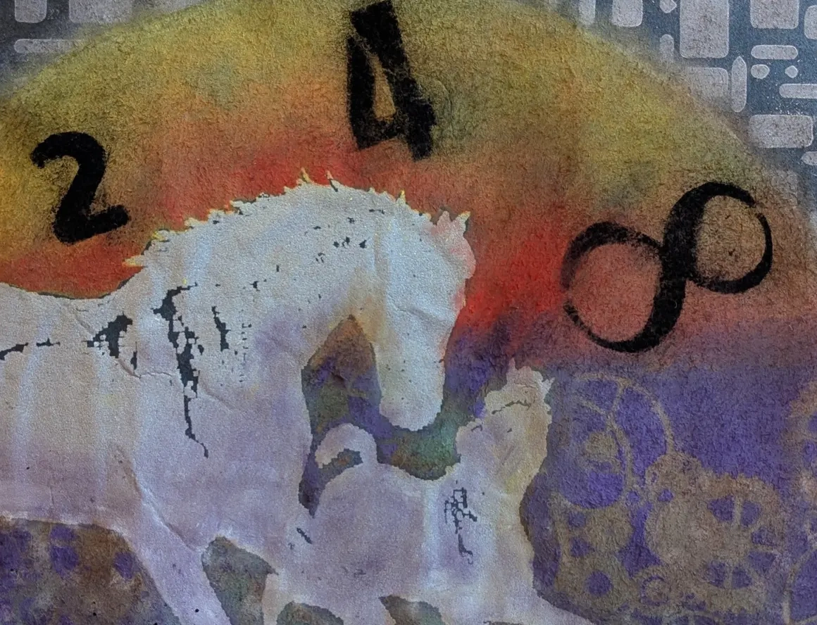 Mindful Monoprint: Pochoir Stenciling