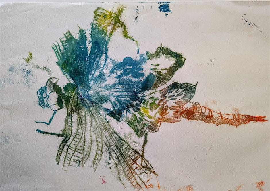 Trace Monotypes on Washi with Helen McCusker