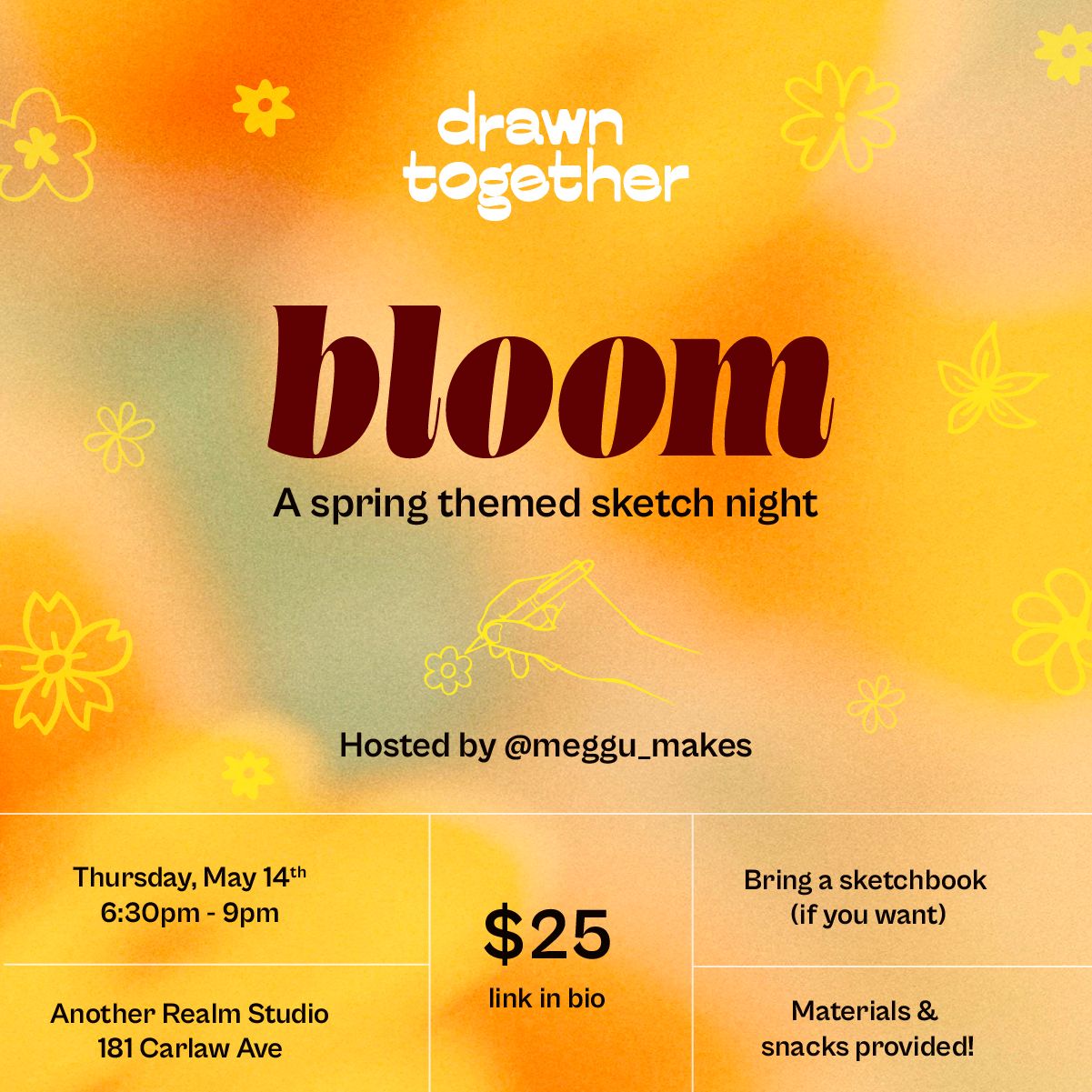 Bloom: A Spring Sketch Night