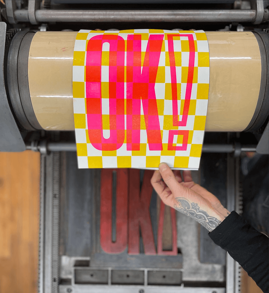 Linocut & Letterpress Posters