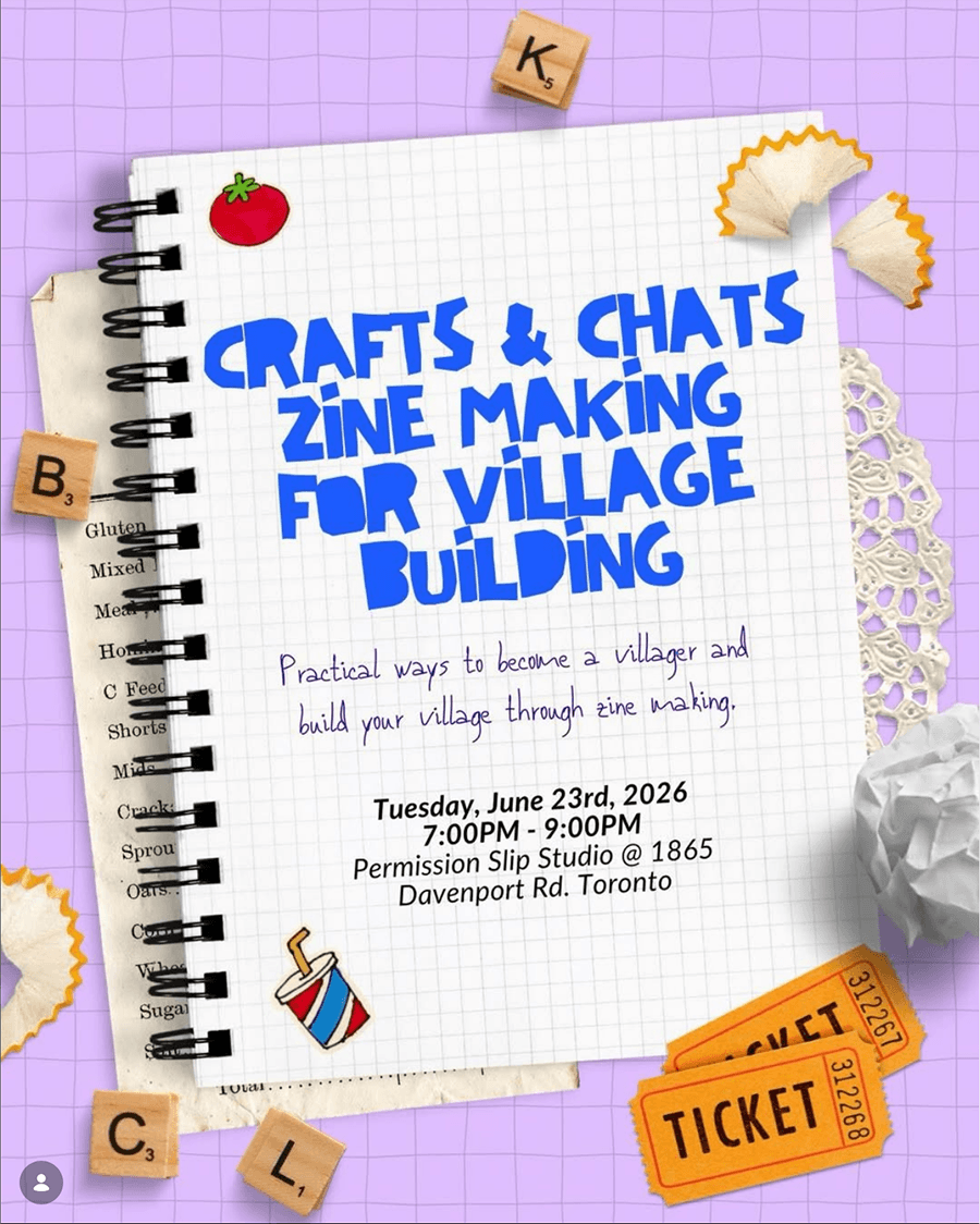 Crafts & Crafts: Zine Making for Village Building
