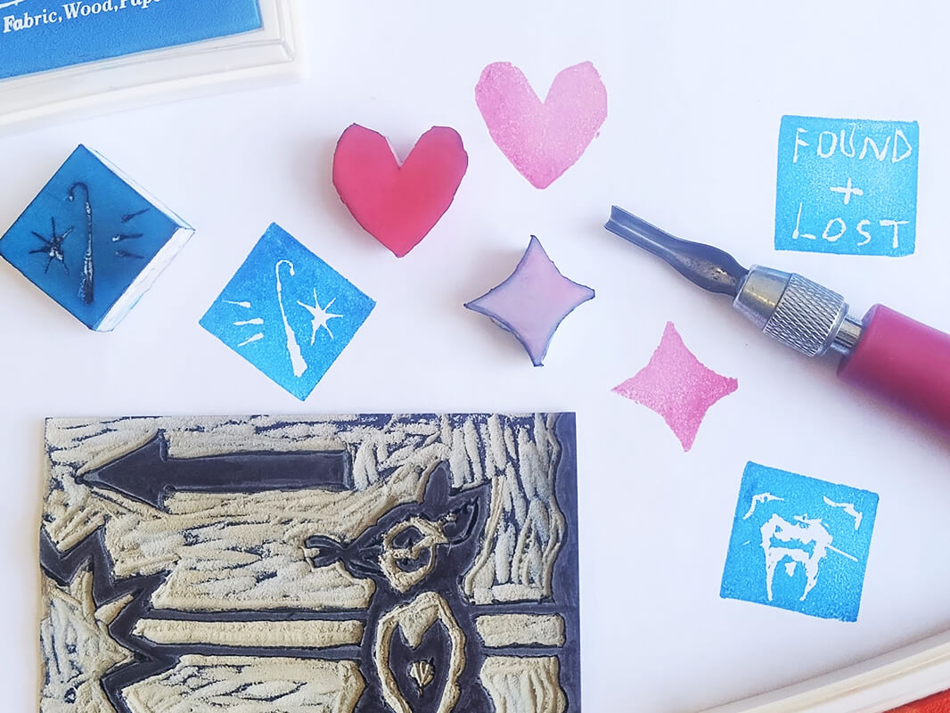 Linocut Stamps
