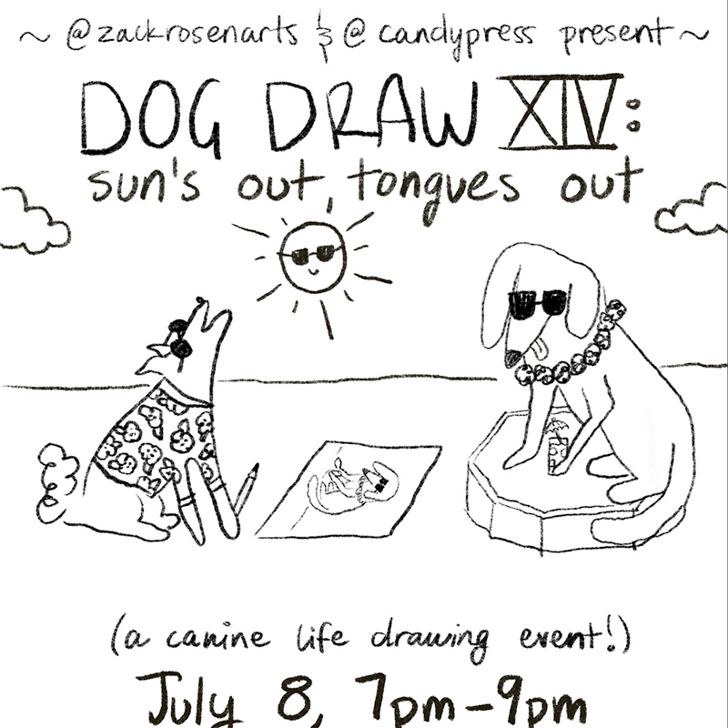 Dog Draw XIV: Sun’s Out, Tongues Out