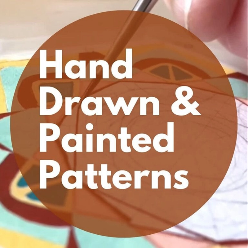 Hand Drawn and Painted Patterns