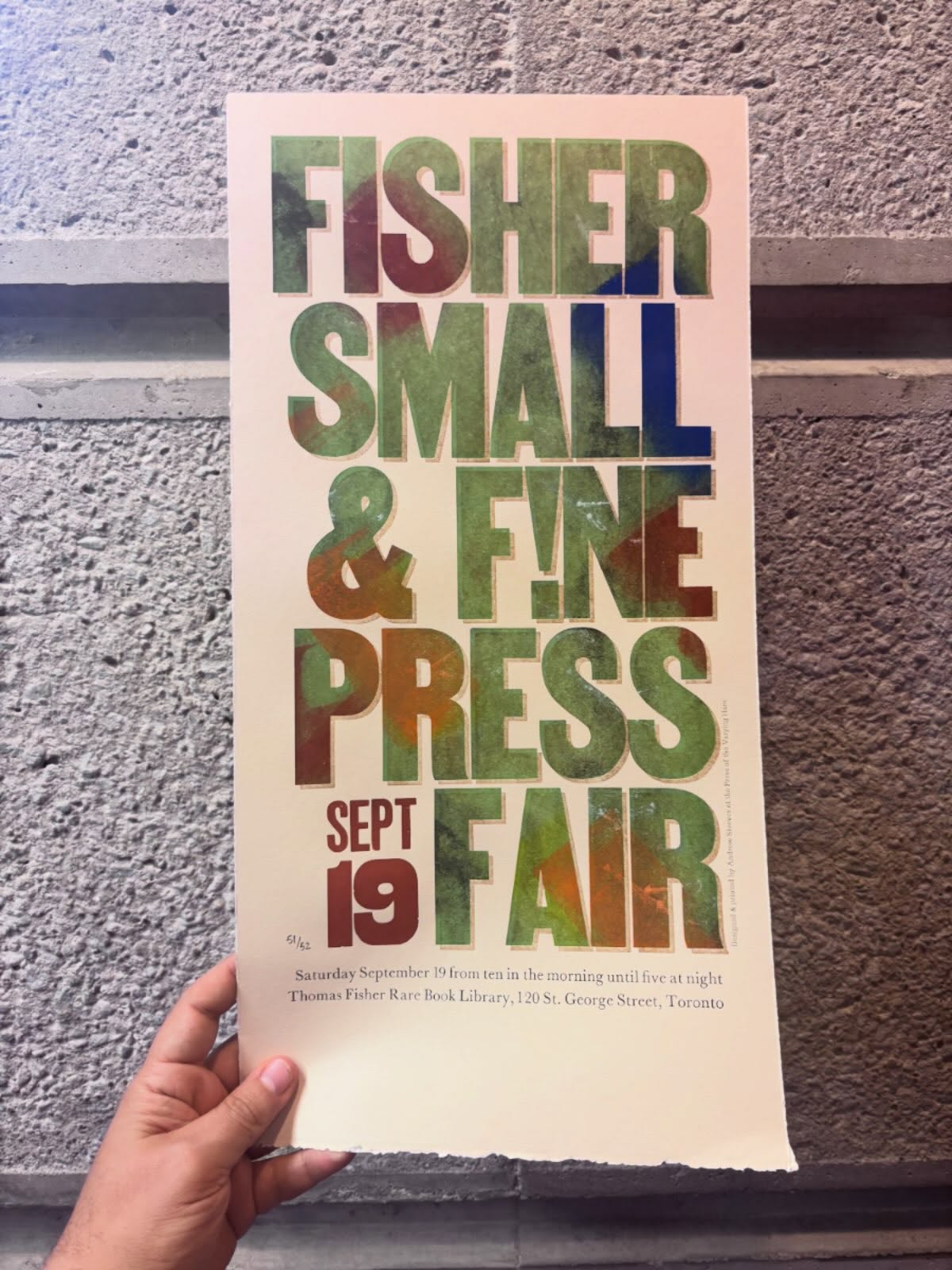 Fisher Small & Fine Press Fair