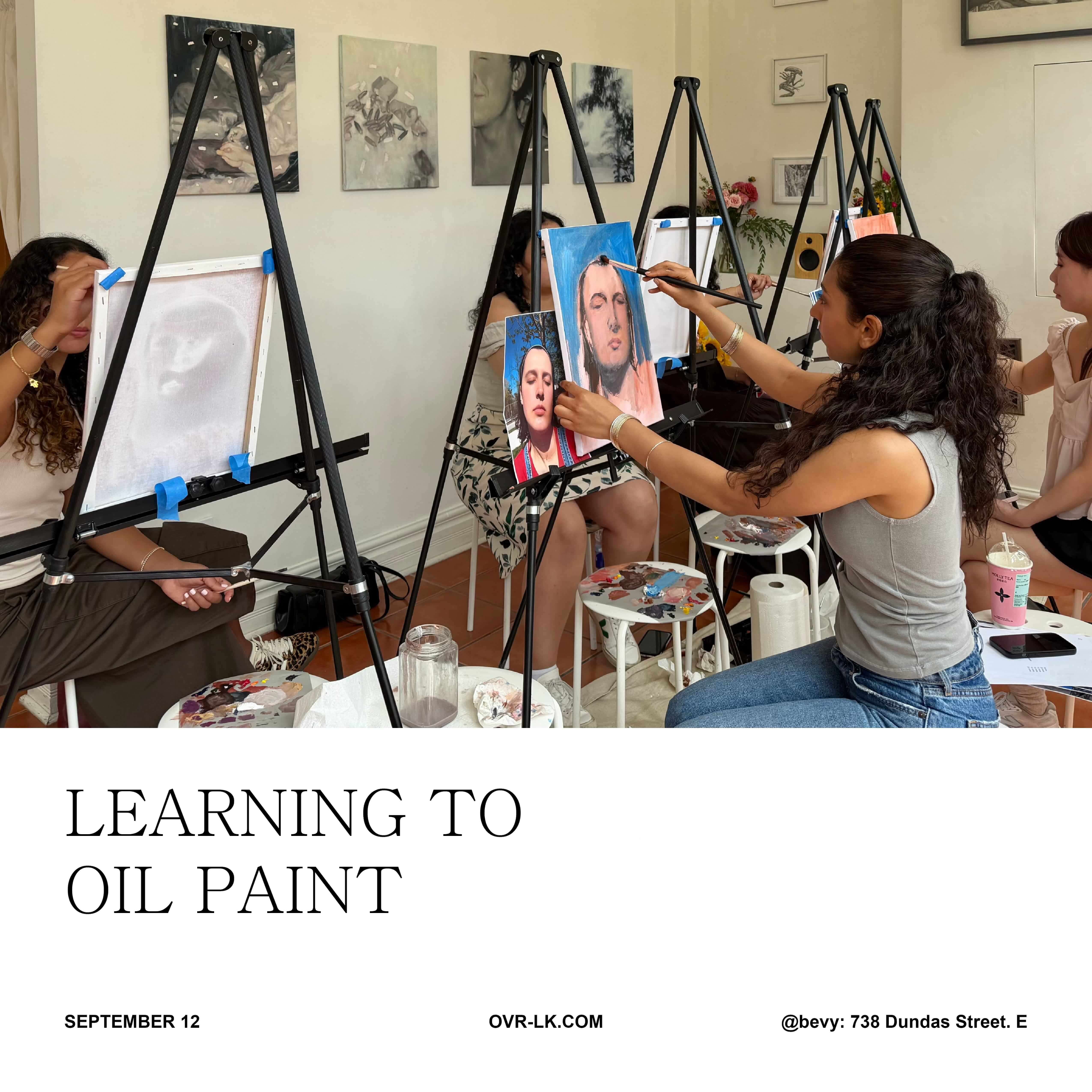 Learning to Oil Paint (landscape & portrait)