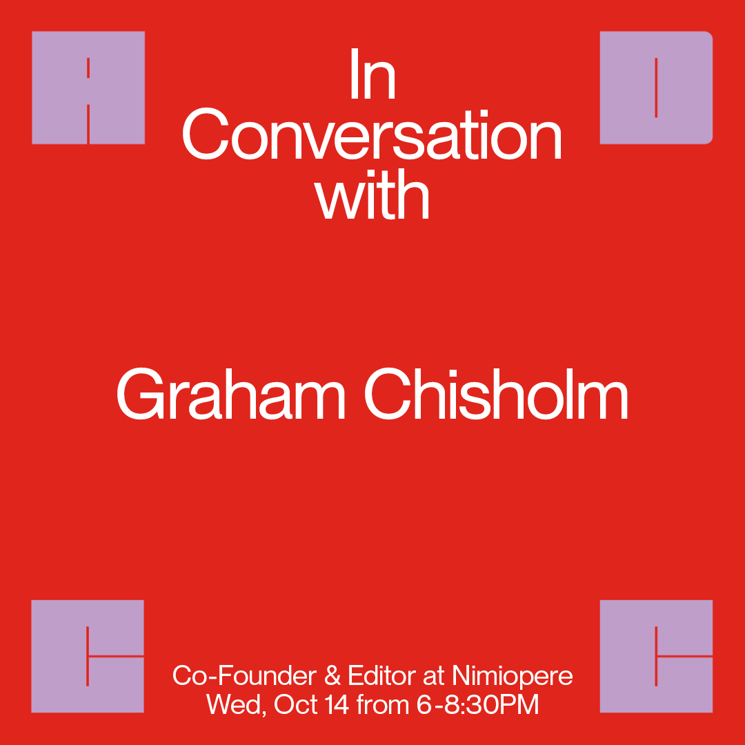 In Conversation with  Graham Chisholm