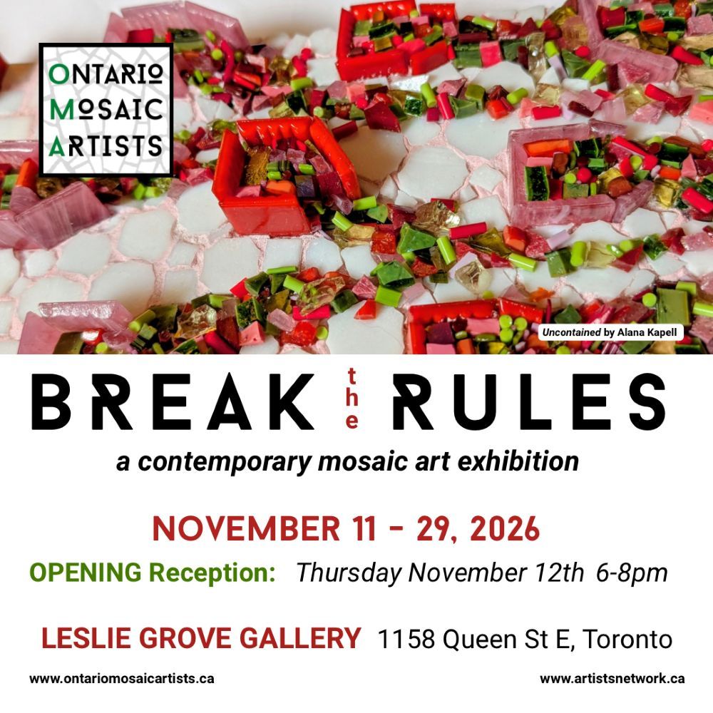 Break the Rules! Presented by Ontario Mosaic Artists
