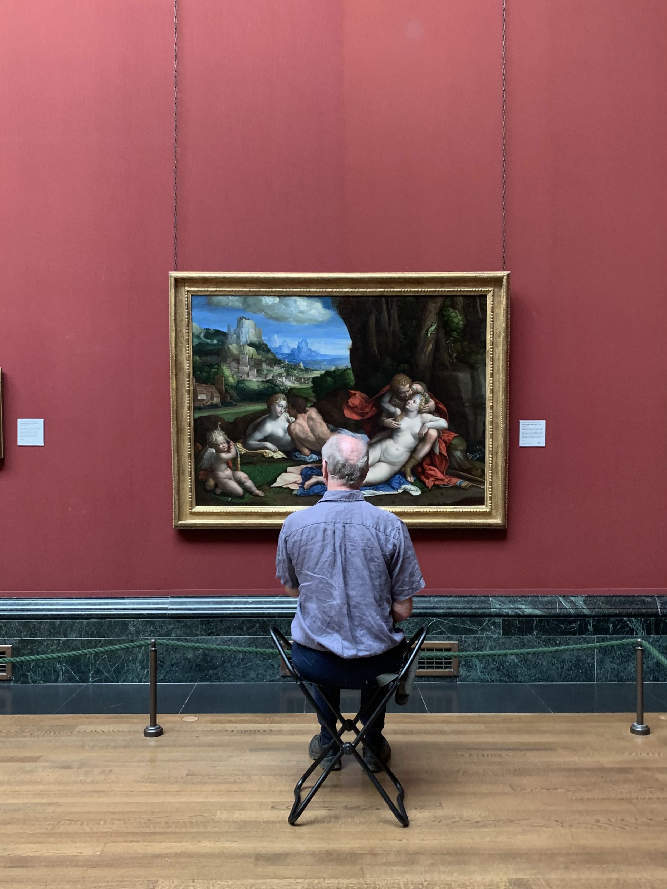 Titian's "Diana and Actaeon," in the London National Gallery