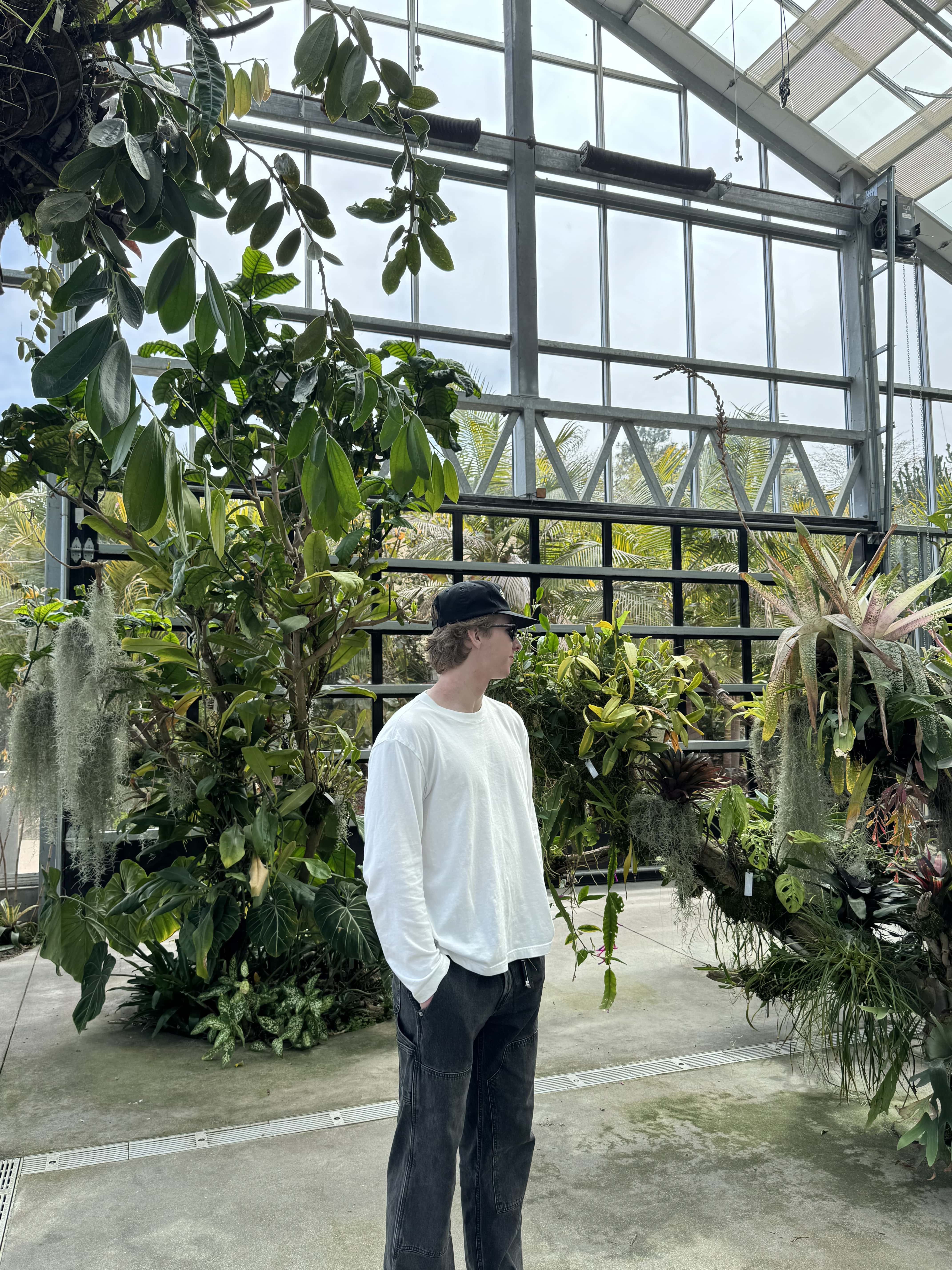 Me with some plants