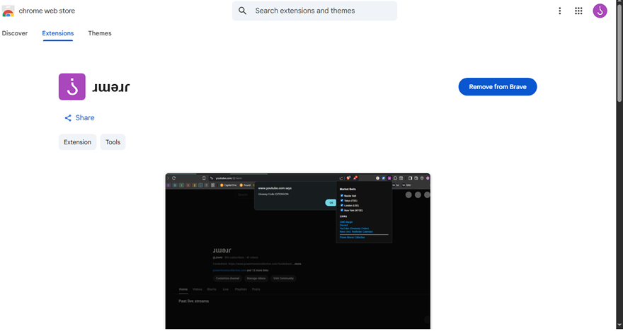 Download Jremr's Google Extension