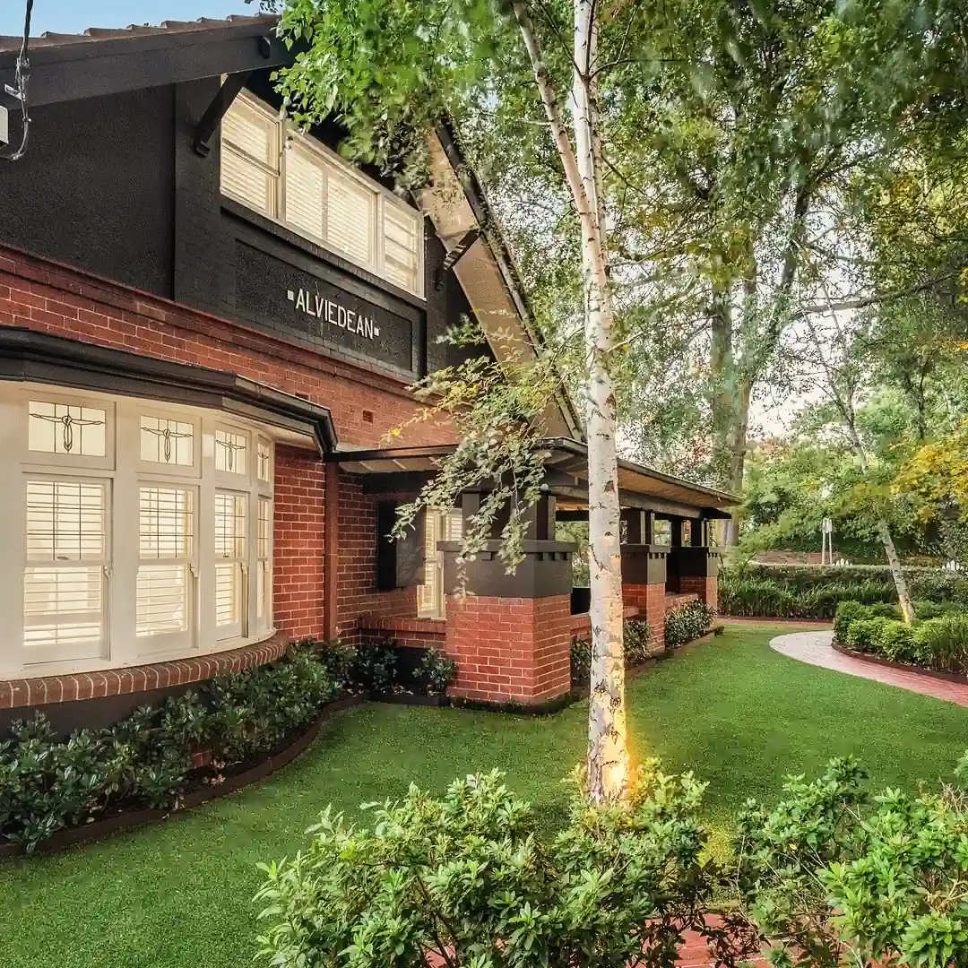 Glen Iris greenery Edwardian style