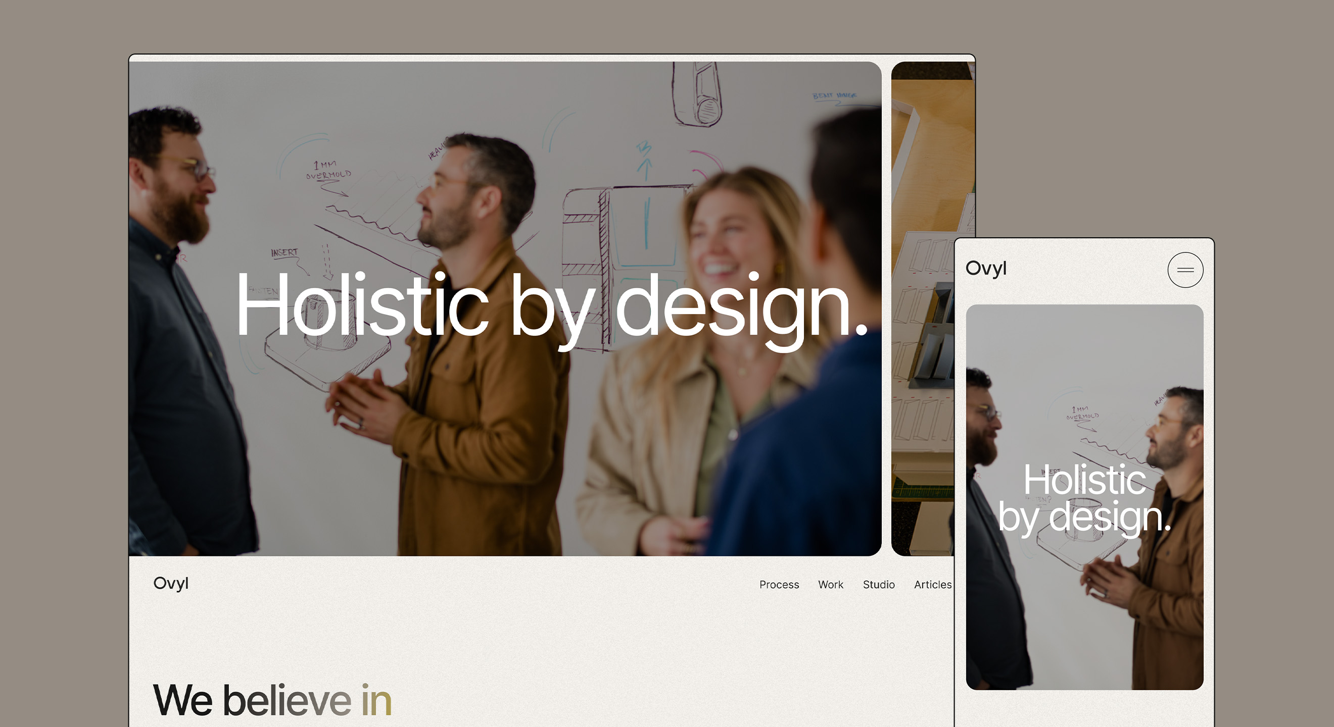 Ovyl website and brand logo design