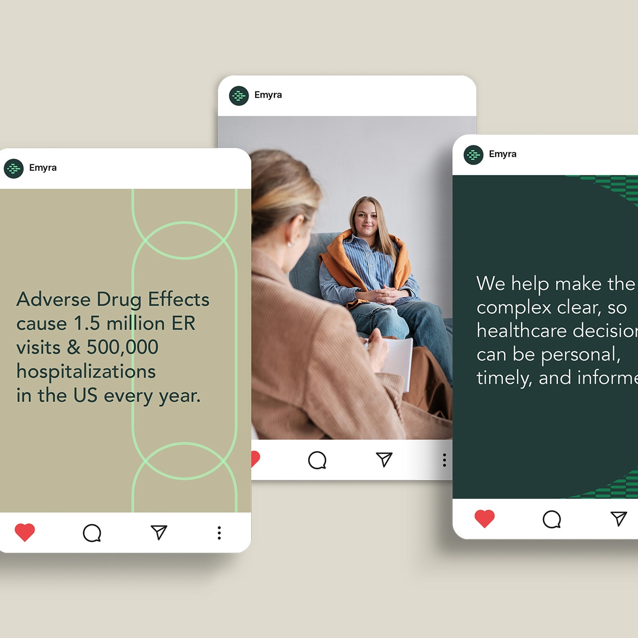 Emyra branding social media marketing design