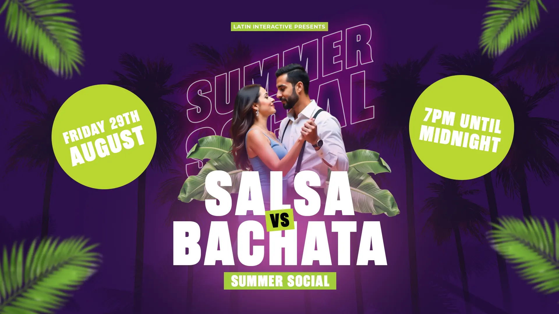 Salsa Vs Bachata: Summer Socia