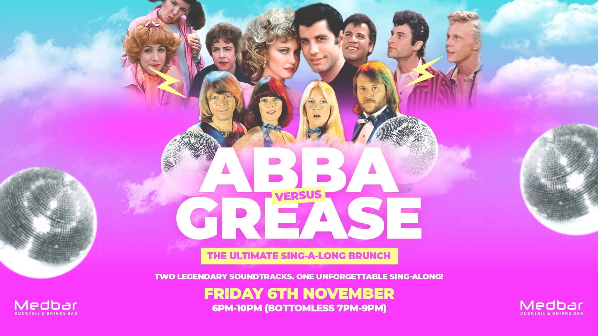 Abba Vs Grease Brunch