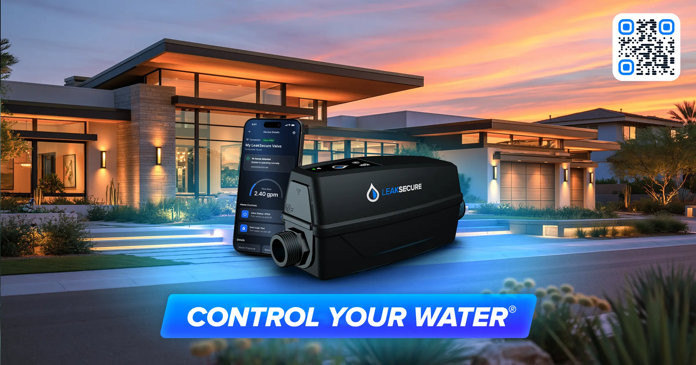 LeakSecure: Whole-Home Leak Detection with Automatic Shut-Off