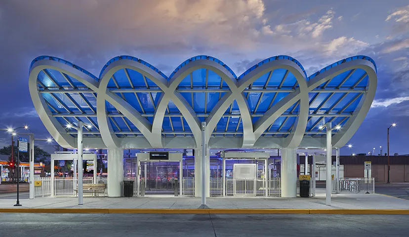 CTA Belmont Station Canopy