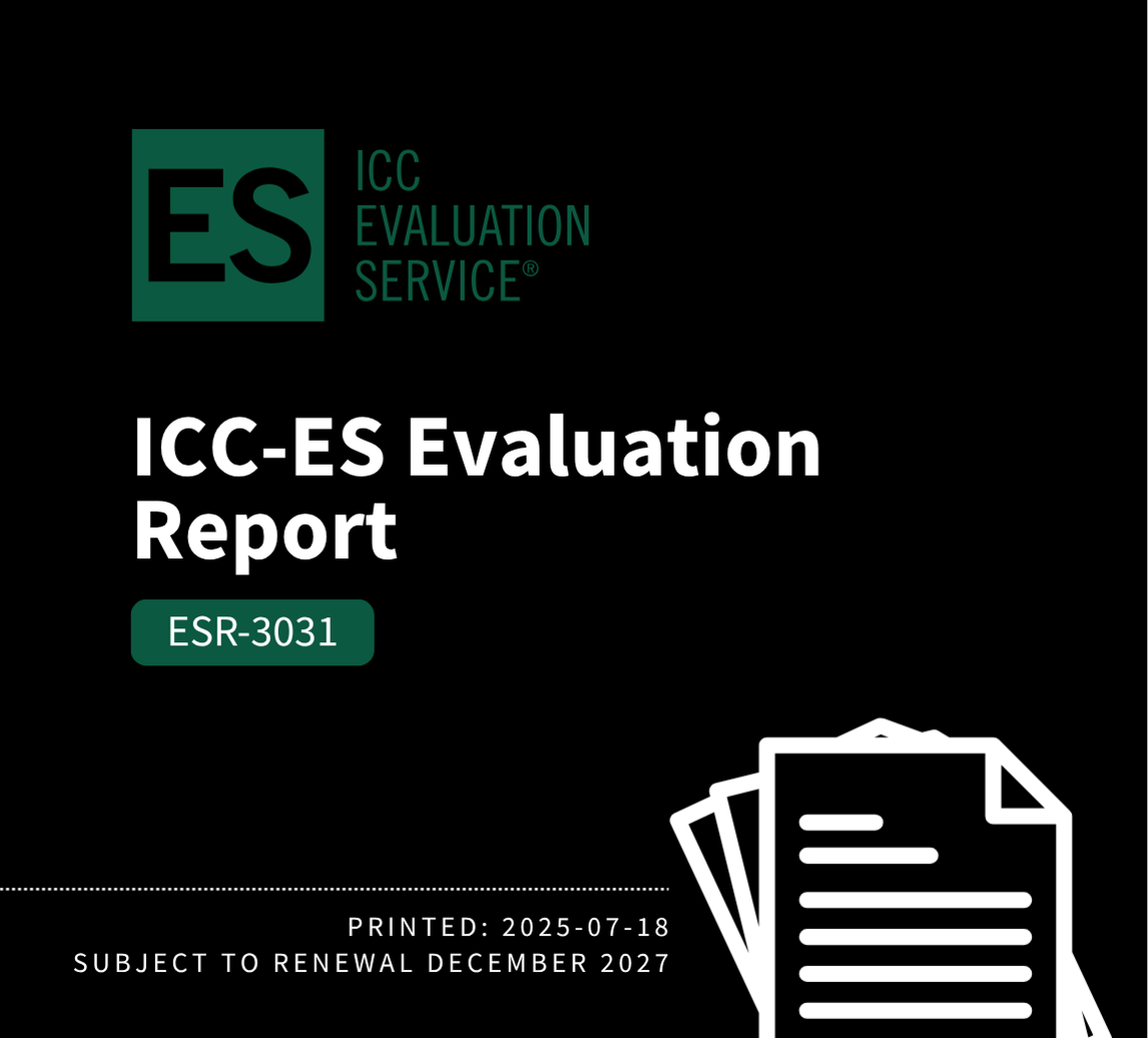 ICC-ES Evaluation Report - ESR 3031, Evaluating CAST CONNEX High Strength Connector.
