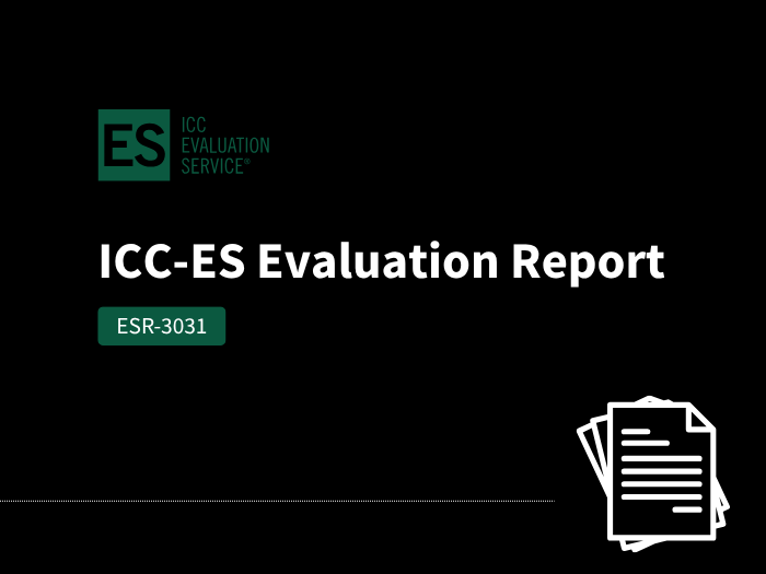 ICC-ES Evaluation Report - ESR 3031, Evaluating CAST CONNEX High Strength Connector.