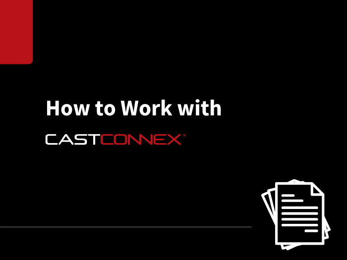 How To Work With Cast Connex - Infographic