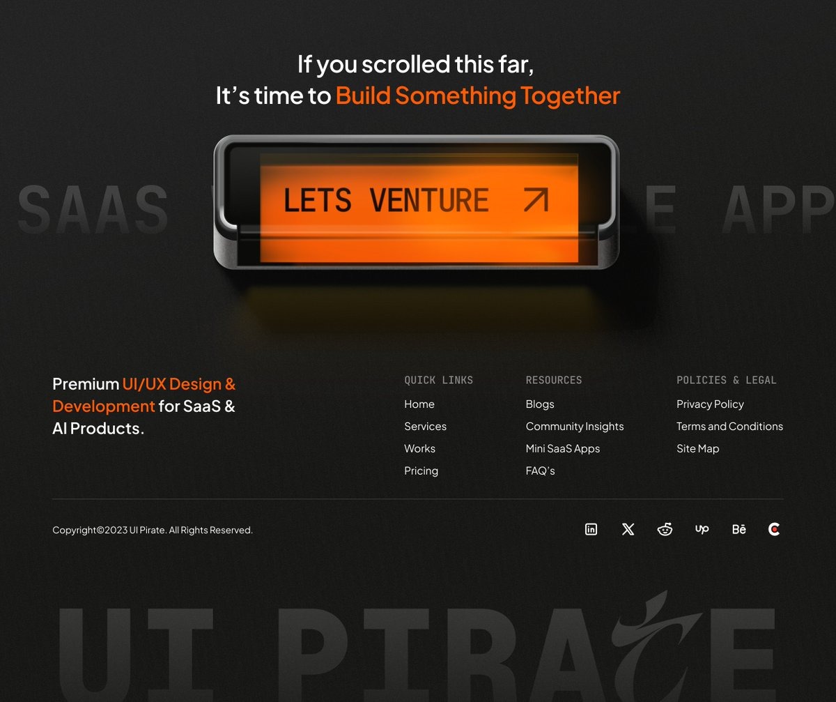 UI Pirate Footer
