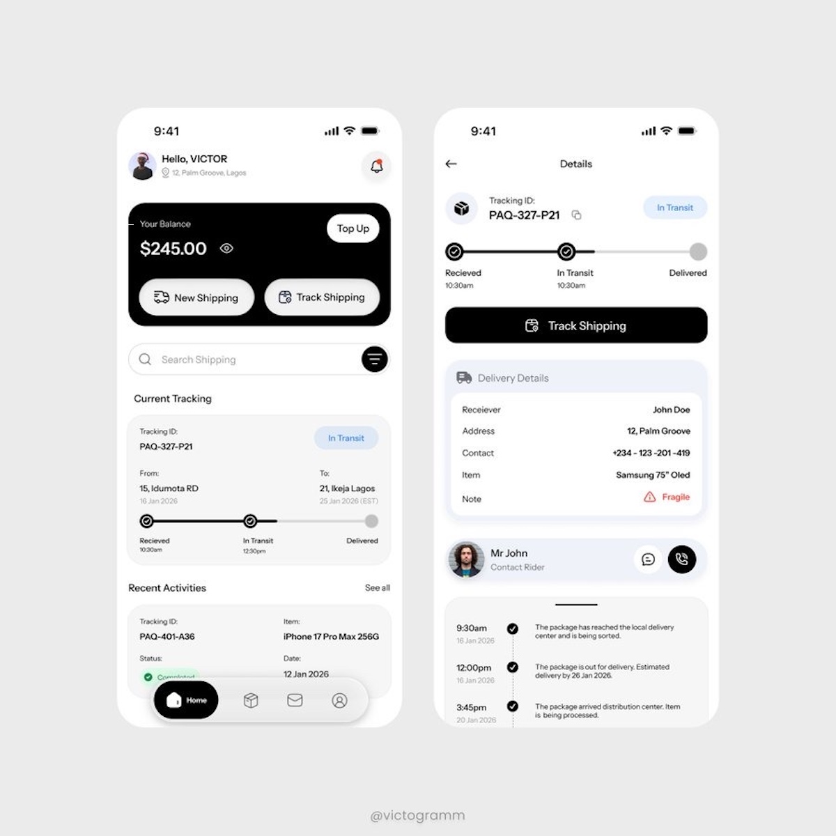 Kelly Victor Interface Design