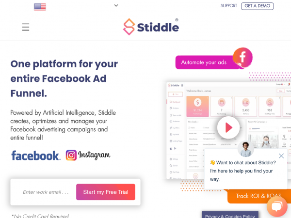 stiddle product screen hero