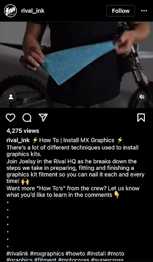 Instagram Example #3- Rival Ink