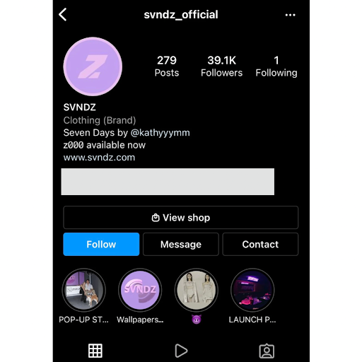 Instagram Example #1 - SVDZ