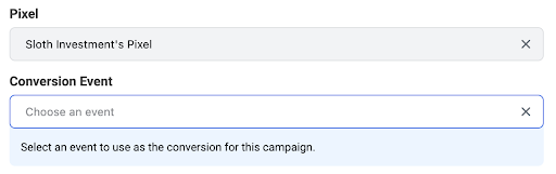 Retargeting Campaign - Select Conversion Event 2