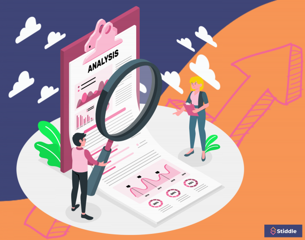 Workers analyzing Growth.