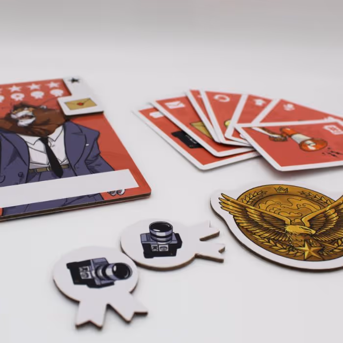 Parte trasera de las cartas del mala suerte