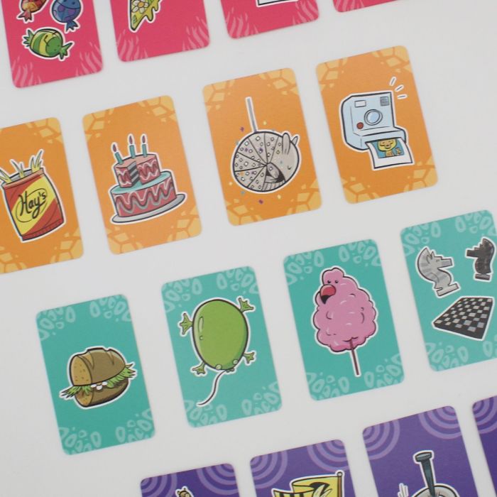 Parte trasera de las cartas del mala suerte