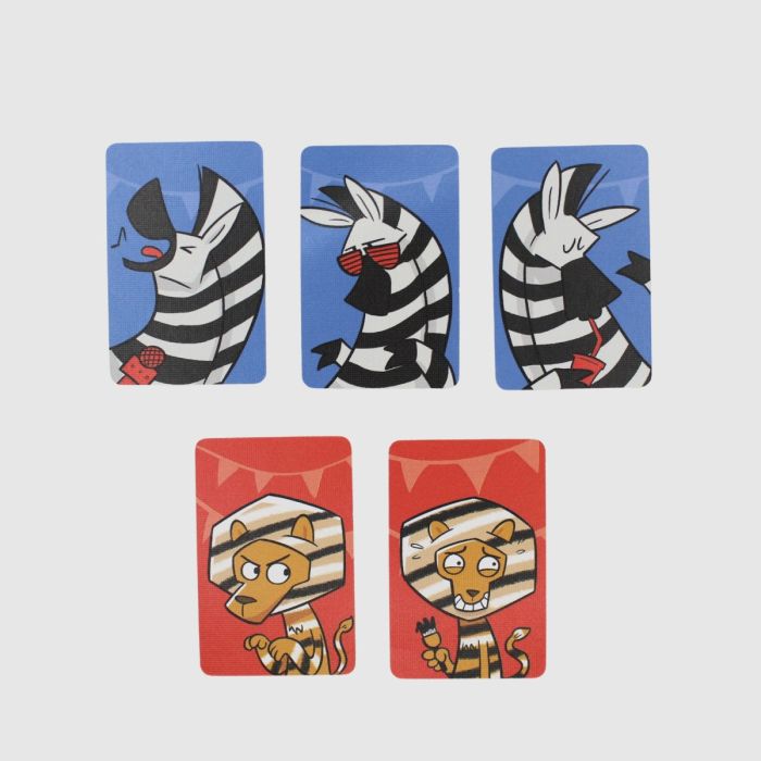 Parte trasera de las cartas del mala suerte