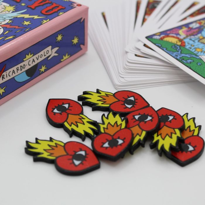 Parte trasera de las cartas del mala suerte