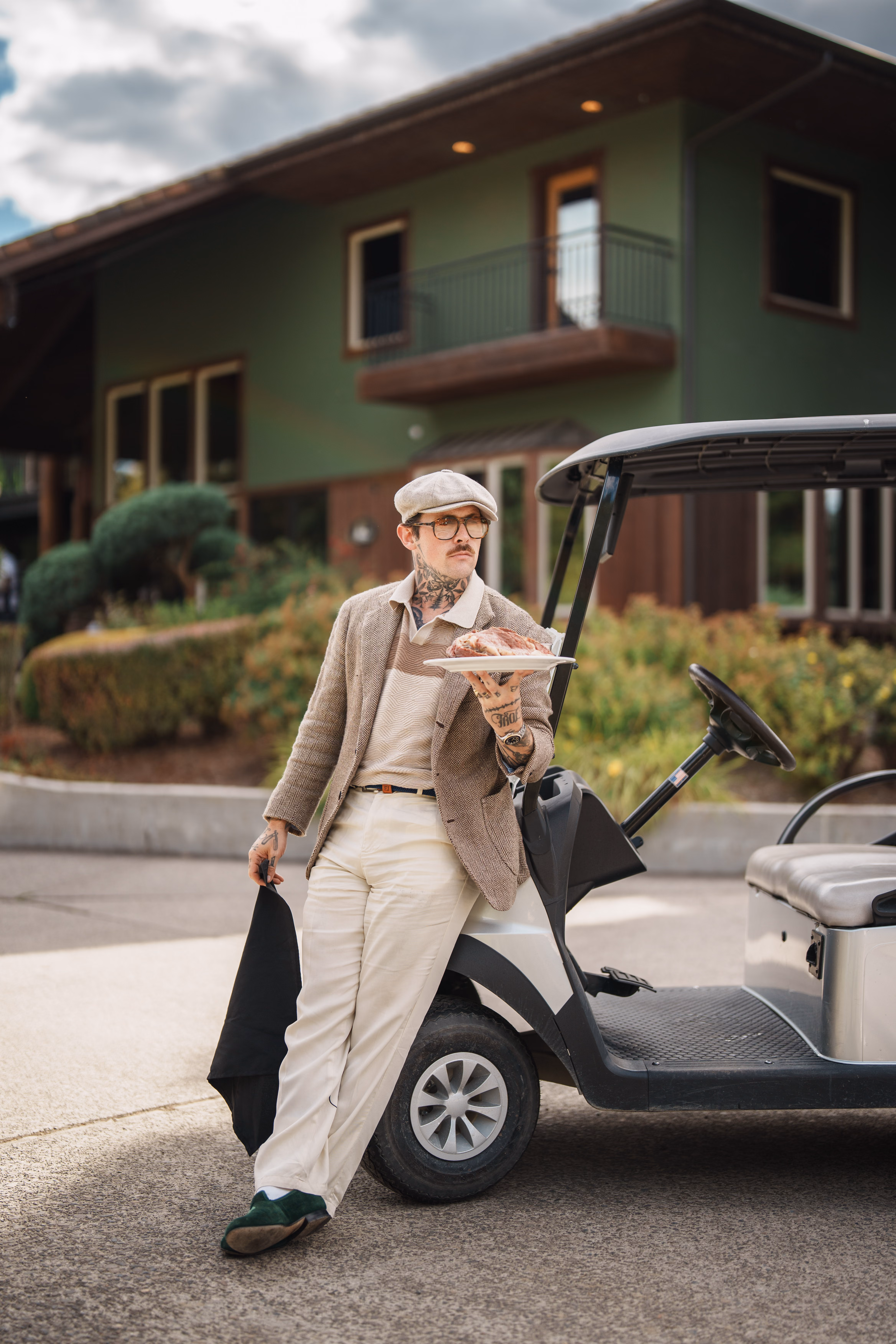 Lewis River Modeling with Prime Rib Dish, photographed by Riparian Media