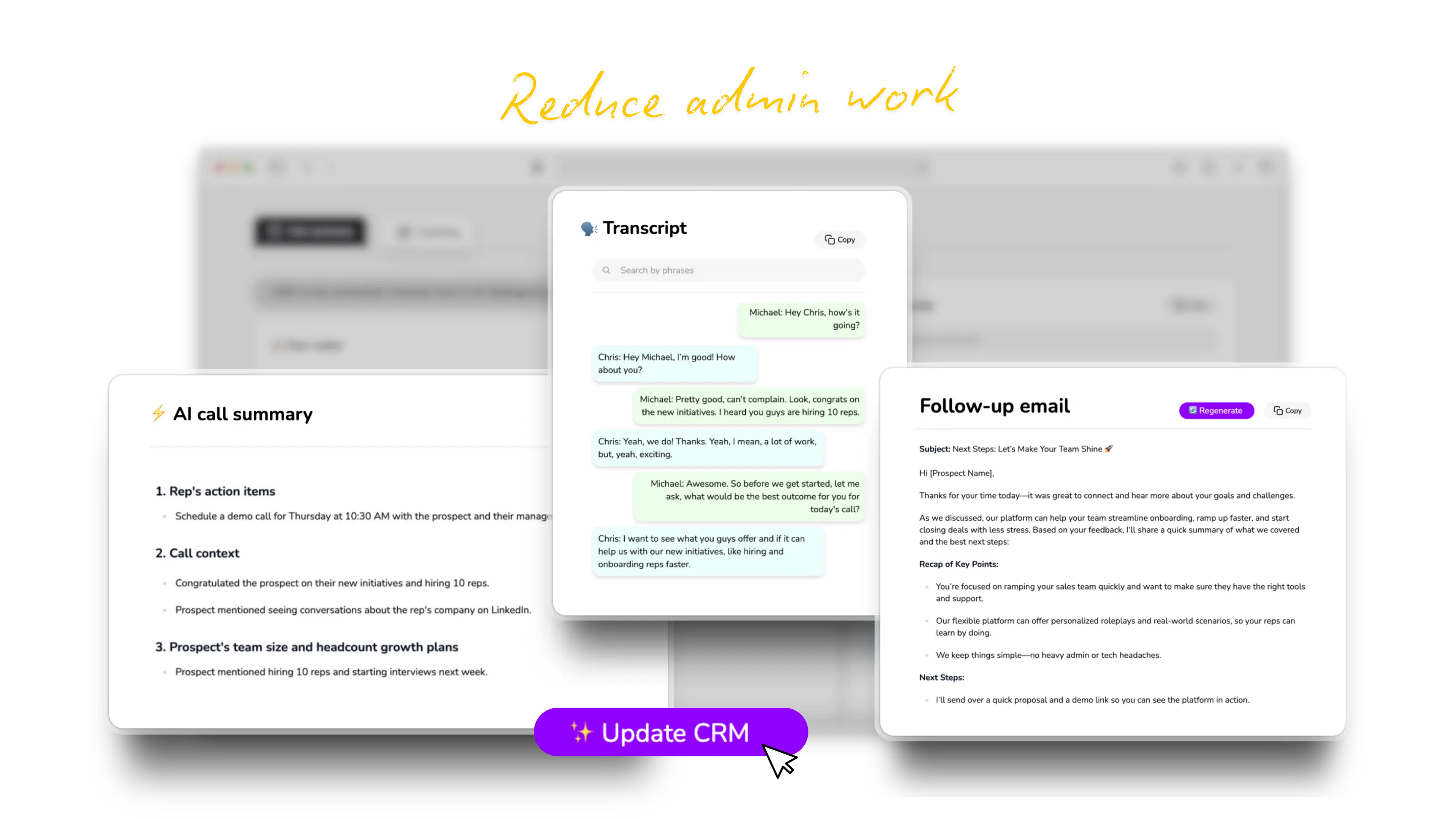 AI voice coach for sales reps