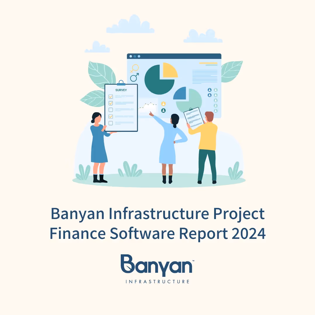 Illustration of people looking at charts and surveys