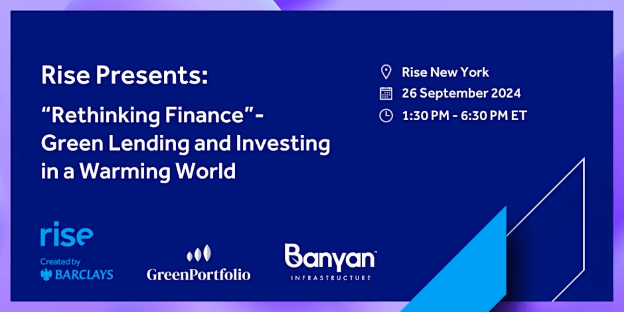 Barclays Rise New York Climate Week 2024